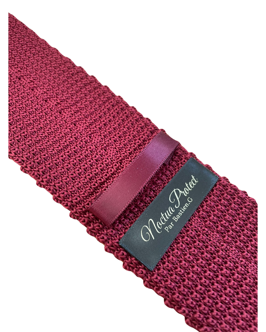 Cravate à clip (tricot red)