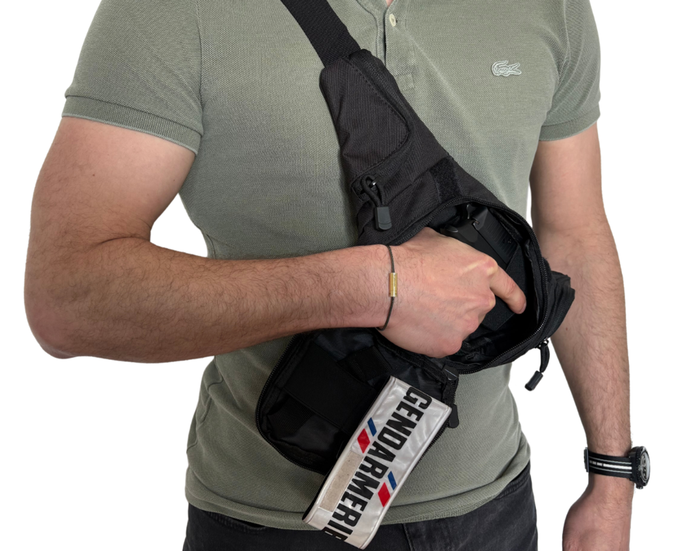 Sacoche port discret pour arme