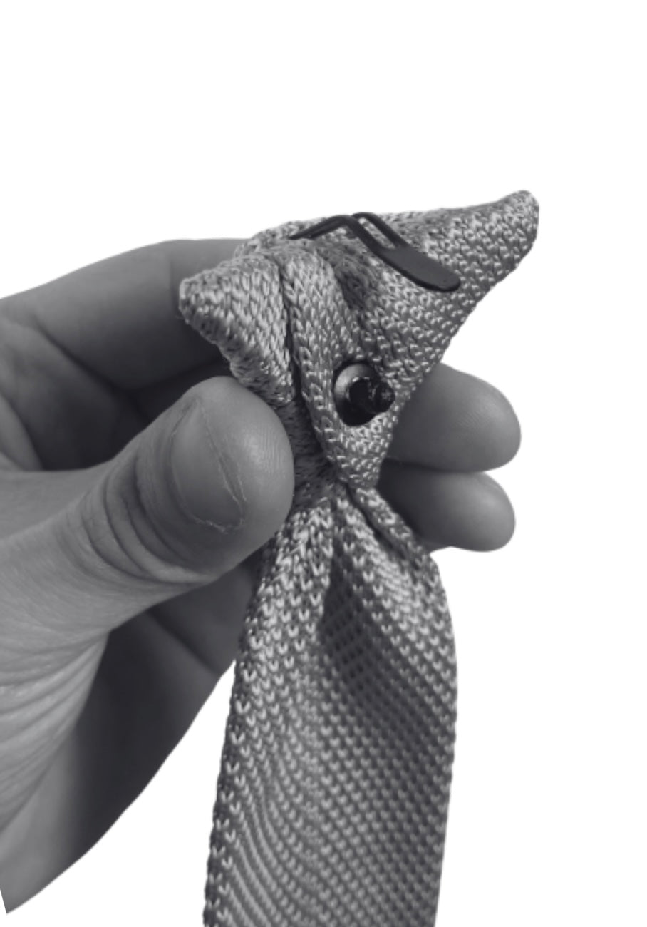 Cravate à clip (tricot black)