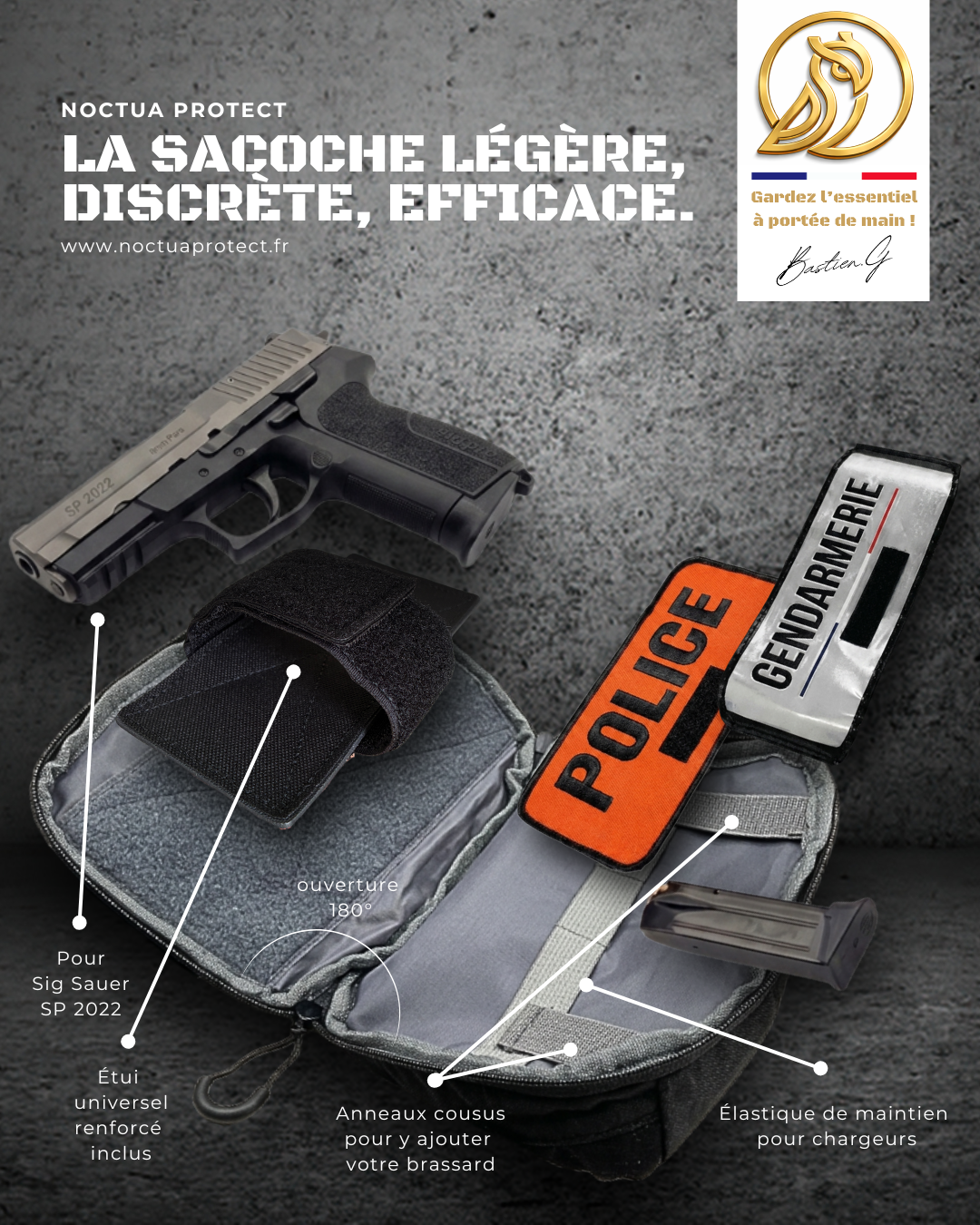 Sacoche pour Sig-Sauer SP 2022 [kaki]