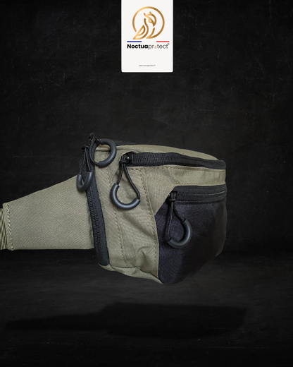 Sacoche port discret (olive green) avec étui universel