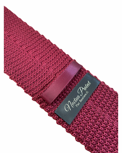 Cravate à clip (tricot red)