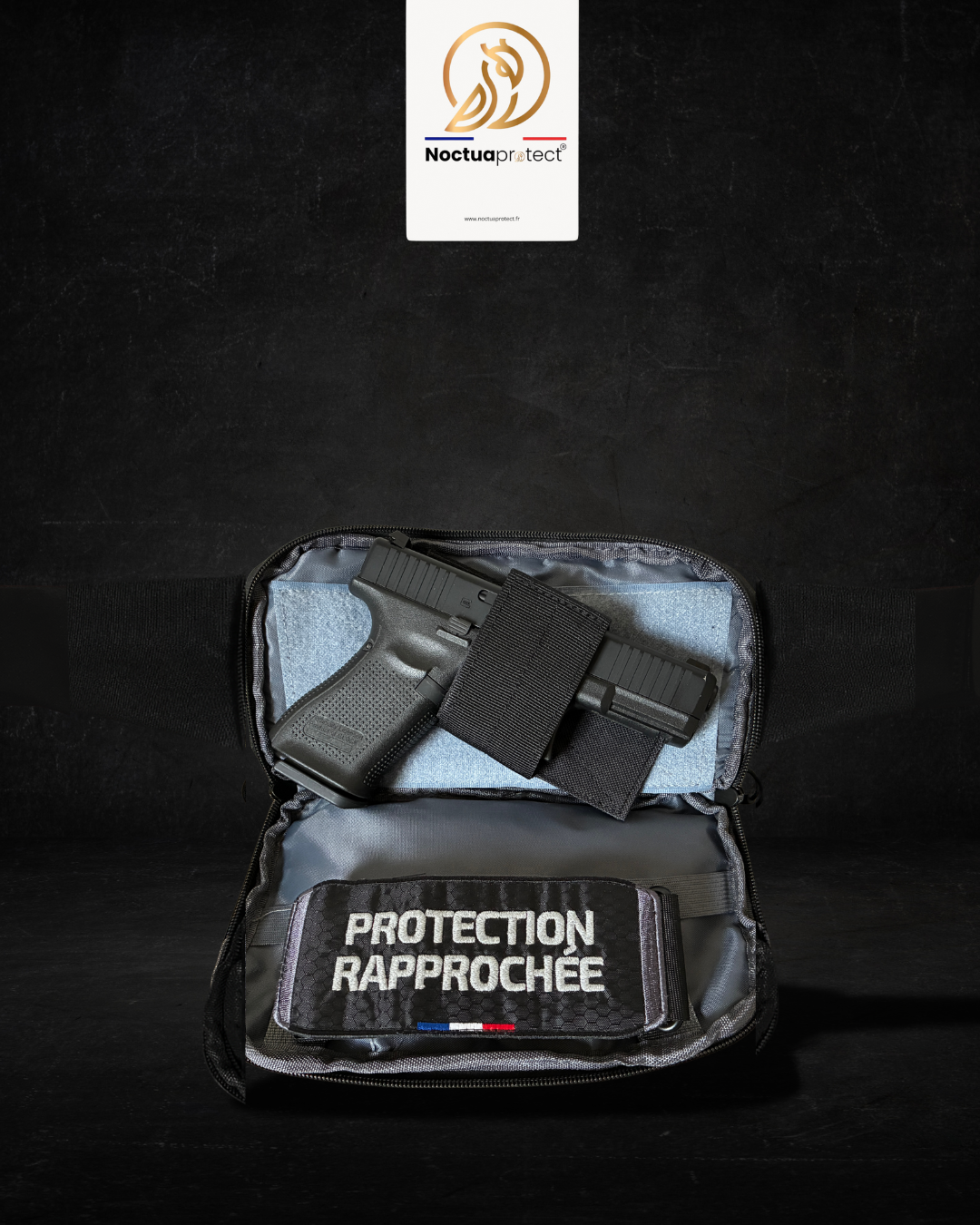 Sacoche port discret (black) avec étui universel