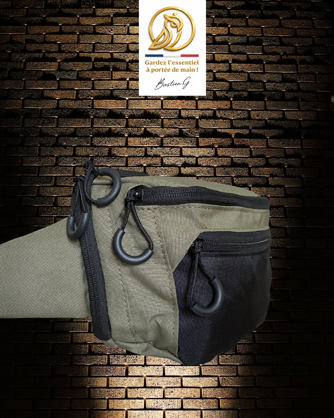 Pour Glock 19,26 et autres armes compactes [kaki]