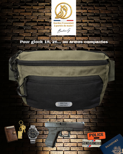 Pour Glock 19,26 et autres armes compactes [kaki]