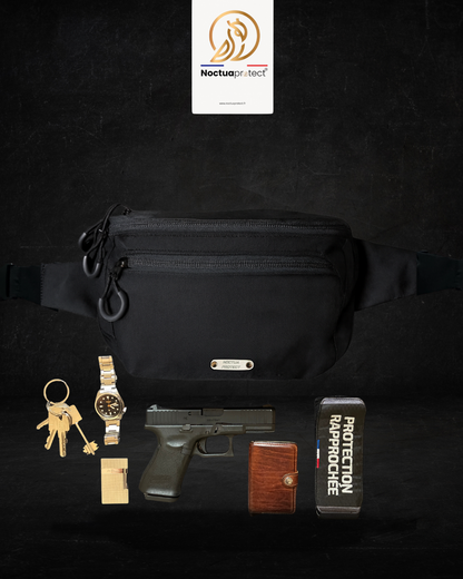 Sacoche port discret (black) avec étui universel